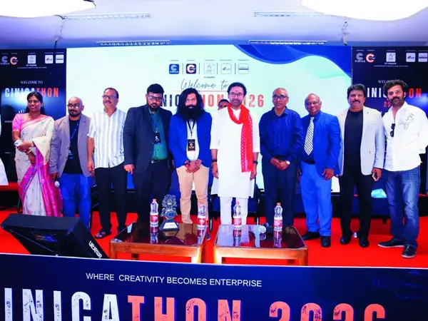 CINICATHON 2026 guests and organisers on stage